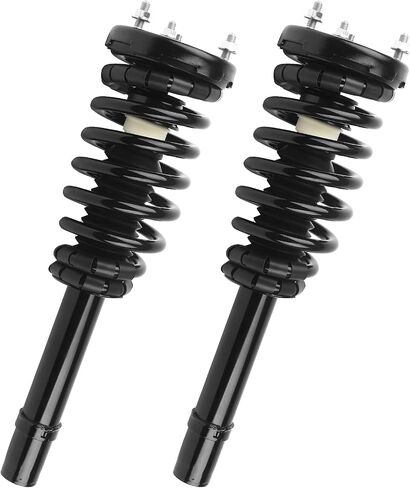 KUSATEC 172281x2 Front Pair Complete Struts Shock Absorber fit for 2006-2011 Hyundai Azera, 2006-2010 Hyundai Sonata, Struts with Coil Spring Assemblies in Saudi Arabia