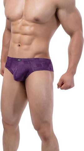 IKINGSKY Men's Four Way Stretch Cheeky Boxer Briefs Sexy Mini Cheek Thong Underwear Low Rise Pouch Under Panties in Kuwait
