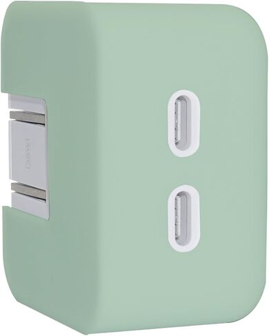 35W Dual USB-C Port Power Adapter Sleeve Cover Soft Liquid Silicone Charger Case for MacBook Air 13.6 15.3 inch M3 M2 2024 2023 Model A2681 A3113 A2941 A3114, Green in Kuwait