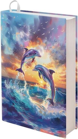 Lovely Flower Stretchy Book Covers for Textbook Paperback Washable Hardcover Book Sleeves up to 9x11 inch for Teachers Students Back to School Gift, 1 Pack in Saudi Arabia