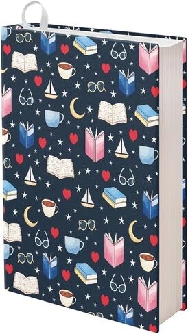 Lovely Flower Stretchy Book Covers for Textbook Paperback Washable Hardcover Book Sleeves up to 9x11 inch for Teachers Students Back to School Gift, 1 Pack in Saudi Arabia
