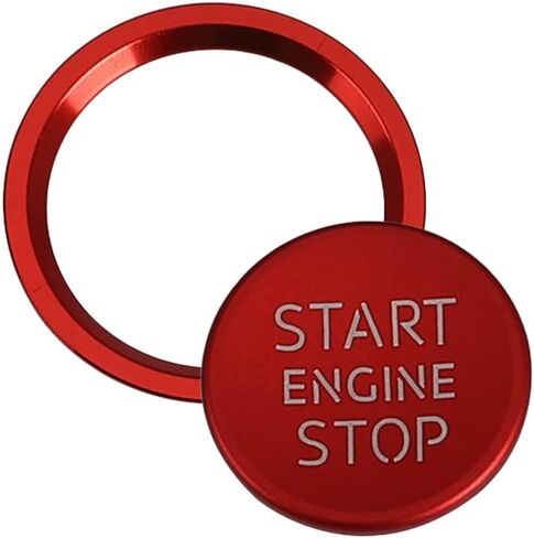 Blue Engine Start Stop Push Button Cover Trim Compatible with Audi a5 A6 B8 A6L C7 Q5 8R A4 C7 B9 A7 BT 2018 Ignition Start Button Cap Surrounding Trim Ring in Saudi Arabia