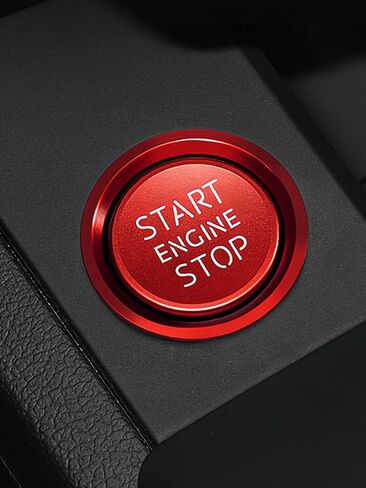 Blue Engine Start Stop Push Button Cover Trim Compatible with Audi a5 A6 B8 A6L C7 Q5 8R A4 C7 B9 A7 BT 2018 Ignition Start Button Cap Surrounding Trim Ring in Saudi Arabia