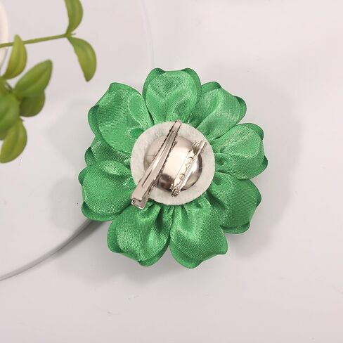 Camellia Flower Brooches and Pins for Women | Hat Pins for Women Flower Brooches for Women | Hair Pins for Women | Flower Pins for Clothes | Flower Hair Clips for Women | Lapel Pins for Women in Saudi Arabia