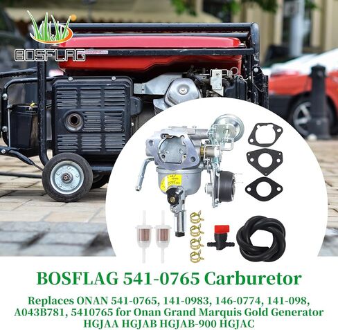 المكربن ​​541-0765 يستبدل ONAN 541-0765، 141-0983، 146-0774، 141-098، A043B781، 5410765 لمولد الذهب Onan Grand Marquis HGJAA ​​HGJAB HGJAB-900 HGJAC in Kuwait