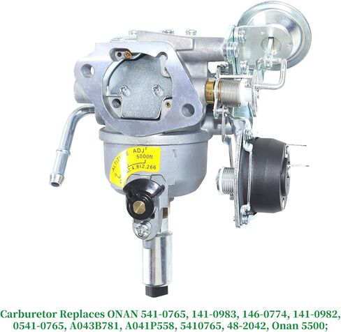 المكربن ​​541-0765 يستبدل ONAN 541-0765، 141-0983، 146-0774، 141-098، A043B781، 5410765 لمولد الذهب Onan Grand Marquis HGJAA ​​HGJAB HGJAB-900 HGJAC in Kuwait
