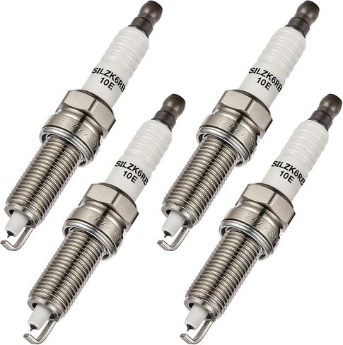BDFHYK Set of 4 Iridium Spark Plug Compatible with Hyundai Equus Genesis Santa Fe Sport Sonata Tucson,Kia Optima Sorento Sportage Borrego,2.4L 4.6L 5.0L L4 V8,Replacement for XP6203 SILZKR6B10E SP1040 in Saudi Arabia