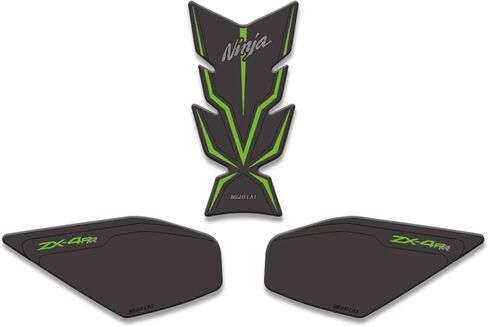 NIGHT CAT Compatible ZX-4R ZX4R/RR 2023 Motorcycle Fuel Tank Pad Kit Side Fuel Knee Guard Sticker Fuel Tank Protector(Black gray) in Saudi Arabia