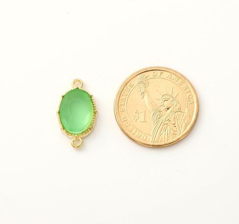 Faceted Egg Shape Charms Pendants Crystal Charms Cubic Zirconia Charms For Key Chain Jewelry Making Gold Plated Charms DIY Necklace Bracelet in Saudi Arabia
