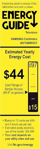 SAMSUNG 65-Inch Class Neo QLED 8K QN900C Series Mini LED Quantum HDR Smart TV with Infinity Screen, Dolby Atmos, Object Tracking Sound Pro, Alexa Built-in (QN65QN900C, 2023 Model) in Kuwait