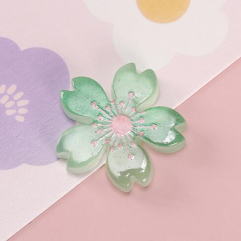 12Pcs Multicolour Luminous Cherry Blossoms Flower Shoe Charms For Shoes, Diy Glow In Dark Sandals Slipper Shoes Charm Decoration Accessories Buckle Pins Shoe Decoration Charms For Girls Favor Gifts in Saudi Arabia