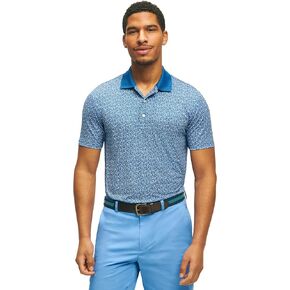 Brooks Brothers Men's Performance Stretch Short Sleeve Golf Polo Shirt