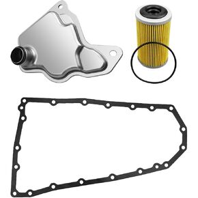 ULZOZN Transmission Filter Oil Pan Gasket Kit Fit for Infiniti QX60 Nissan Altima Juke Maxima Murano Pathfinder Quest Rogue Sport Replace 31726-3JX0A 31728-28X0A 31728-29X0D 31726-28X0A