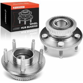 A-Premium 2 x Front Wheel Bearing and Hub Assembly with ABS Ring & 5-Lug Compatible with Ford Mustang 2005-2014, Avanti Avanti 2005-2007