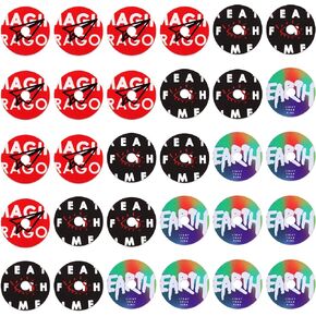 30 Pcs Record Player Air Freshener Refills Car Fragrance Diffuser Aromatherapy Tablets Replacement Pads Retro Style Automotive Air Freshener Perfume Purifiers for Car Decor Accessories Home Office
