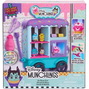 Just Play Disney Munchlings Mini Munch Bakery, 25-Piece Color Change Figure Playset, 1-inch Collectible Scented Figurines, Kids Toys for Ages 3 Up