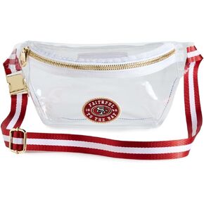 Stoney Clover Lane Women's Clear Fanny Pack San Francisco 49ers