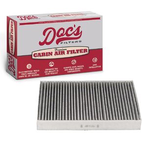 Doc's Filters Cabin Air Filter DC3767C | Fits Audi Q7 2007-2015, Q7 2017, Volkswagen Touareg 2004-2017, Porsche 911 1995-1996, Cayenne 2003-2006, Cayenne 2008-2018 | Replaces 7H0-819-631A