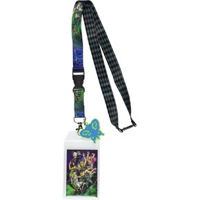 JoJo's Bizarre Adventure Anime Stone Ocean Breakaway Lanyard ID Badge Holder with 1 1/2" Rubber Charm