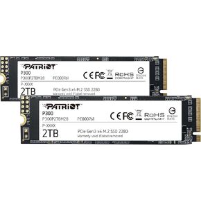 Patriot P300 M.2 PCIe Gen 3 x4 2TB Low-Power Consumption SSD