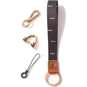 SENLLY Wristlet Lanyard Strap for Keys, Original Pattern Design Wrist Keychain Holder