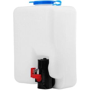 Windscreen Washer Bottle Kit, 12V Universal Car Windshield Windscreen Washer Pump Bottle Kit Cleaning Tools for Classic Cars Boats Marine, White
