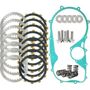 Extra Plate Friction Steel Clutch Kit & Gasket Kit Compatible with Vulcan 800 VN800B VN800E VN800A Vulcan 900 VN900C VN900B VN900D 1995-2006