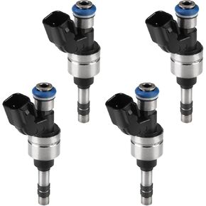 Fuel Injectors Set of 4 Compatible with GMC Terrain Compatible with Chevy Impala Malibu Orlando Equinox Captiva Compatible with Buick Regal Verano Lacrosse 2.4L L4 Replace# 12633784 FJ1154 6Holes