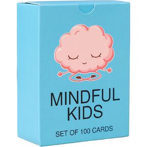 Mindfulness Conversation Starter Cards for Kids | Self Care Inspirational Cards Promote Positive Affirmations to Enable Meaningful Conversations with Kids