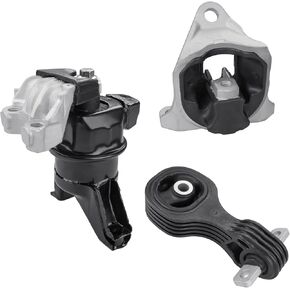 JDMON 3Pcs Engine Motor & Transmission Mount Replacement for 2014 2015 Honda Civic 1.8L Auto Trans Compatible with A65031HY / A65091HY / A65048 / A65038