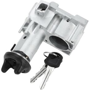 No.26049532 Ignition Lock Cylinder for Chevrolet C1500/C2500 Suburban 98-99 Silver Tone Front Ignition Switch Cylinder Lock Metal 1 Set