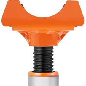 Axle Saddle for Bottle Jack，Fits 3’’ Lifting Axles Saddle Adapted to BottleJack, Reinforcement Support Design, Much More Safer Bottle Jack Axle Bracket, Floor Jack Transmission Adapter, Orange