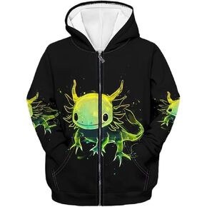 Printpub Cute Animal Graphic Hoodie for Boys Zip up Hoodie Y2k Sweatshirt Fashion Hoodie for School in Saudi Arabia