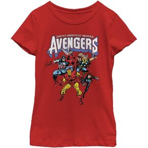 Marvel Girl's Avengers Heroes T-Shirt