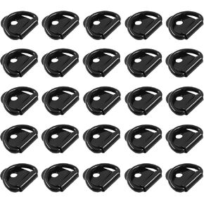 Black D-Ring Tie Down D Rings Anchor Lashing Ring for Loads on RV Boats Car Truck Trailer Cargo(30Pcs)