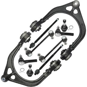 RWD Front Upper Control Arms + Lower Ball Joints + Sway Bars + Tie Rods 2005-2010 for Chrysler 300; 2005-2008 for Dodge Magnum; 2006 2007 2008 2009 2010 for Dodge Charger Upper Control Arms - 10pc Set
