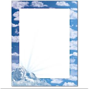 Lion & the Lamb Letterhead Laser & Inkjet Printer Paper (25 Sheets)