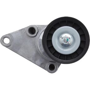binopoly 38158 Drive Belt Tensioner Assembly With Pulley For 1999-2009 Buick Rainier Cadillac Escalade Chevy Express/Suburban/Tahoe GMC Envoy/Savana/Yukon Humme-r H2/H3 OE# 12554027 12580162 12609719