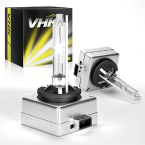 VHK for Dodge Durango HID Headlights D3S Xenon Bulbs 2014 2015 2016 2017 2018 2019 2020, RT SRT GT SXT Sport High Low Dual Beam Bi-Xenon Lights, 6000K Bright White 35W OEM D3SC1 Replacement, 2 Pack