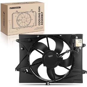 A-Premium Engine Radiator Cooling Fan Assembly Compatible with Select Hyundai Models - Sonata 2018 2019, 2.4L - Replace# 25380C2500