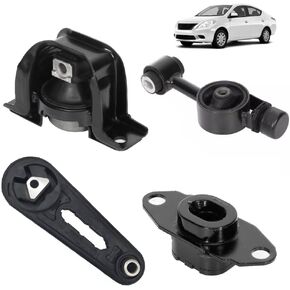4PCS Engine Motor and Transmission Mount Compatible with 2007-2012 Nissan Versa 1.8L and 2009-2014 Nissan Cube 1.8L Replace# A4312 A4318 A4320 A4323