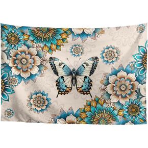 GLENLCWE Merry Christmas Snowman Snowflakes 36"x24" Tapestry Wall Hanging Lightweight Small Tapestries for College Dorm Home Living Room Aesthetic Wall Decor in Kuwait