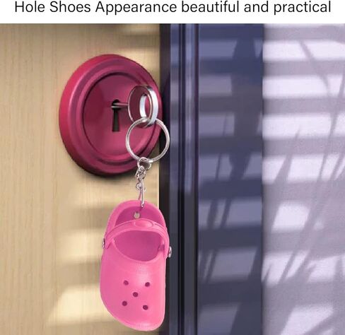 20 قطعة من سلاسل المفاتيح ذات النعال، 5 ألوان من سلاسل مفاتيح الأحذية المصنوعة من السيليكون، سلسلة مفاتيح من النعال على الشاطئ، قابلة لإعادة الاستخدام من أجل حقيبة الظهر ومحفظة الأمتعة، هدايا الحفلات in Kuwait