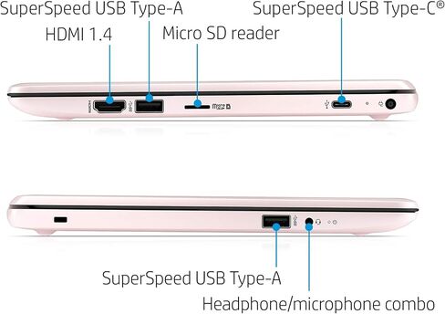 HP ProBook x360 11 G5 EE شاشة لمس 11.6 بوصة 2 في 1 نوت بوك - HD - 1366 x 768 - Intel Celeron N4120 رباعي النواة (4 النواة) 1.10 جيجا هرتز - 4 جيجا بايت رام - 64 جيجا بايت ذاكرة فلاش - Windows 10 Pro - Intel UHD Graphic in Kuwait