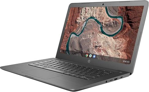 HP 2022 14" IPS FHD Chromebook, Ryzen 3 Processor Up to 3.45GHz, 4GB Ram, 128GB SSD, Intel 4K Graphics, Ultra-Fast WiFi Speed, Chrome OS, Dale Gray (Renewed) (Dale Gray) in Saudi Arabia