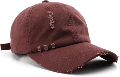 Vintage Washed Distressed Baseball Cap Unconstructed Soft Dad Hats Adjustable Trendy Trucker Hat for Mens Womens in Saudi Arabia