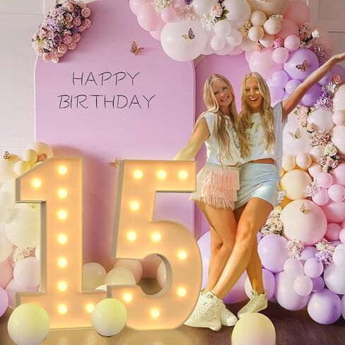 Mixifox Marquee Light Up Letters, 3FT Large Light Up Letters for Party,Letter M in Kuwait