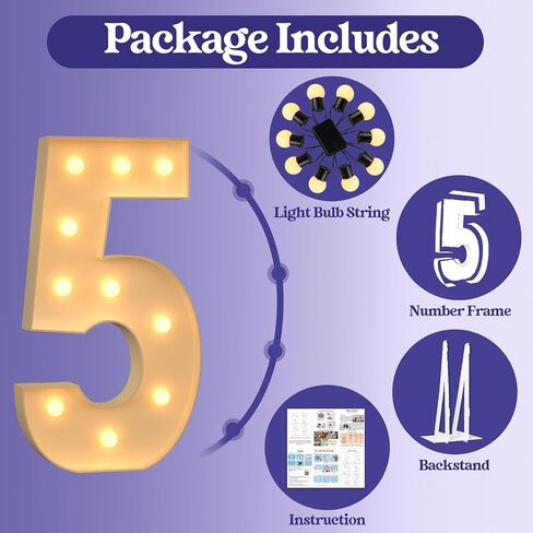 Mixifox Marquee Light Up Letters, 3FT Large Light Up Letters for Party,Letter M in Kuwait