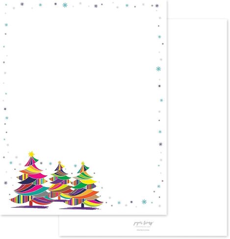Paper Frenzy Abstract Nativity Religious Christmas Holiday Letterhead Paper Pack of 75 in Kuwait