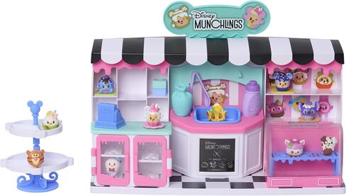 Just Play Disney Munchlings Mini Munch Bakery, 25-Piece Color Change Figure Playset, 1-inch Collectible Scented Figurines, Kids Toys for Ages 3 Up in Saudi Arabia
